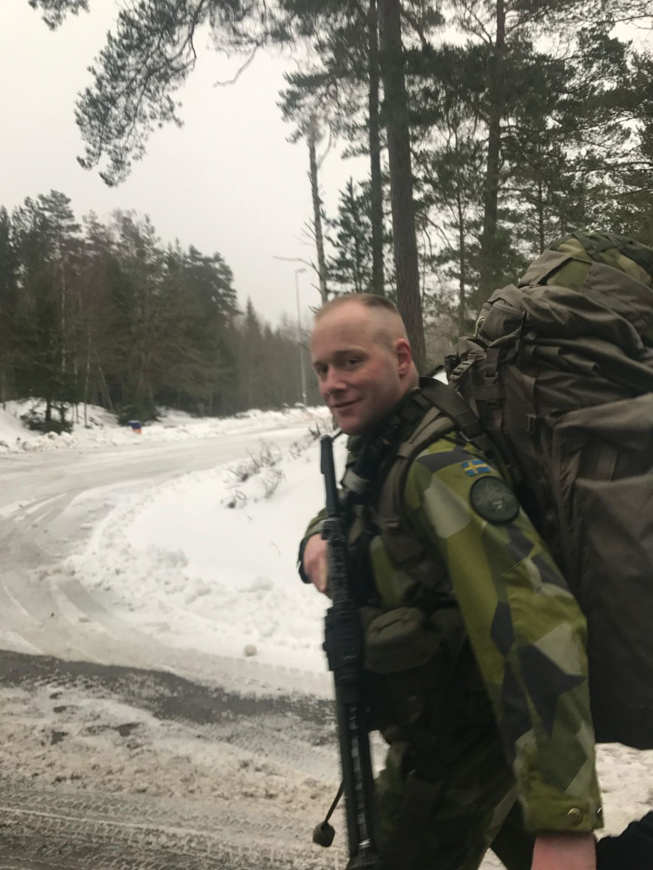 Niklas Lindahl, Swedish Amphibious Corps basic training